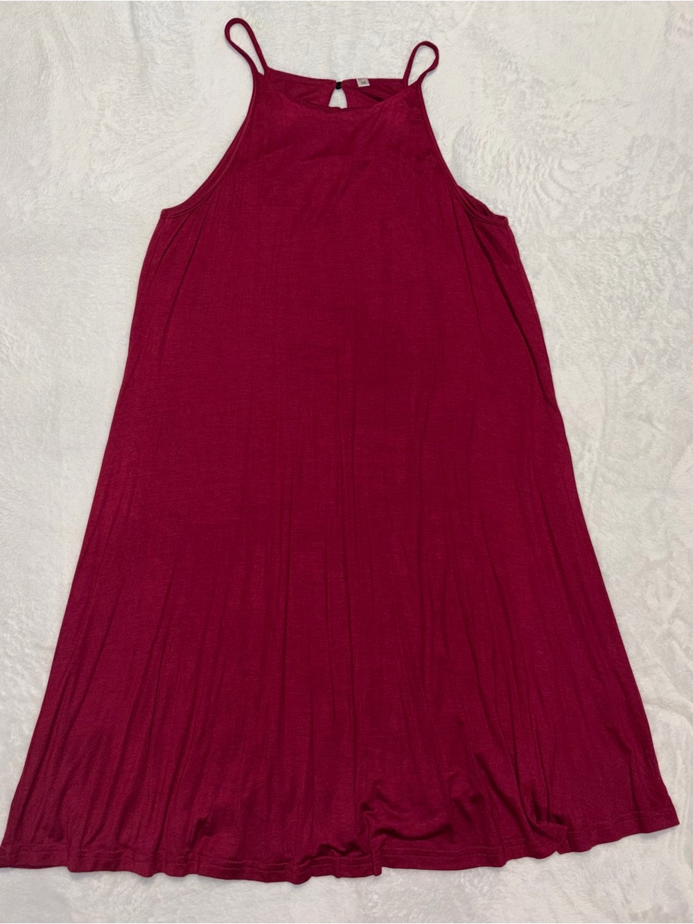 Wine Red Maxi Dress